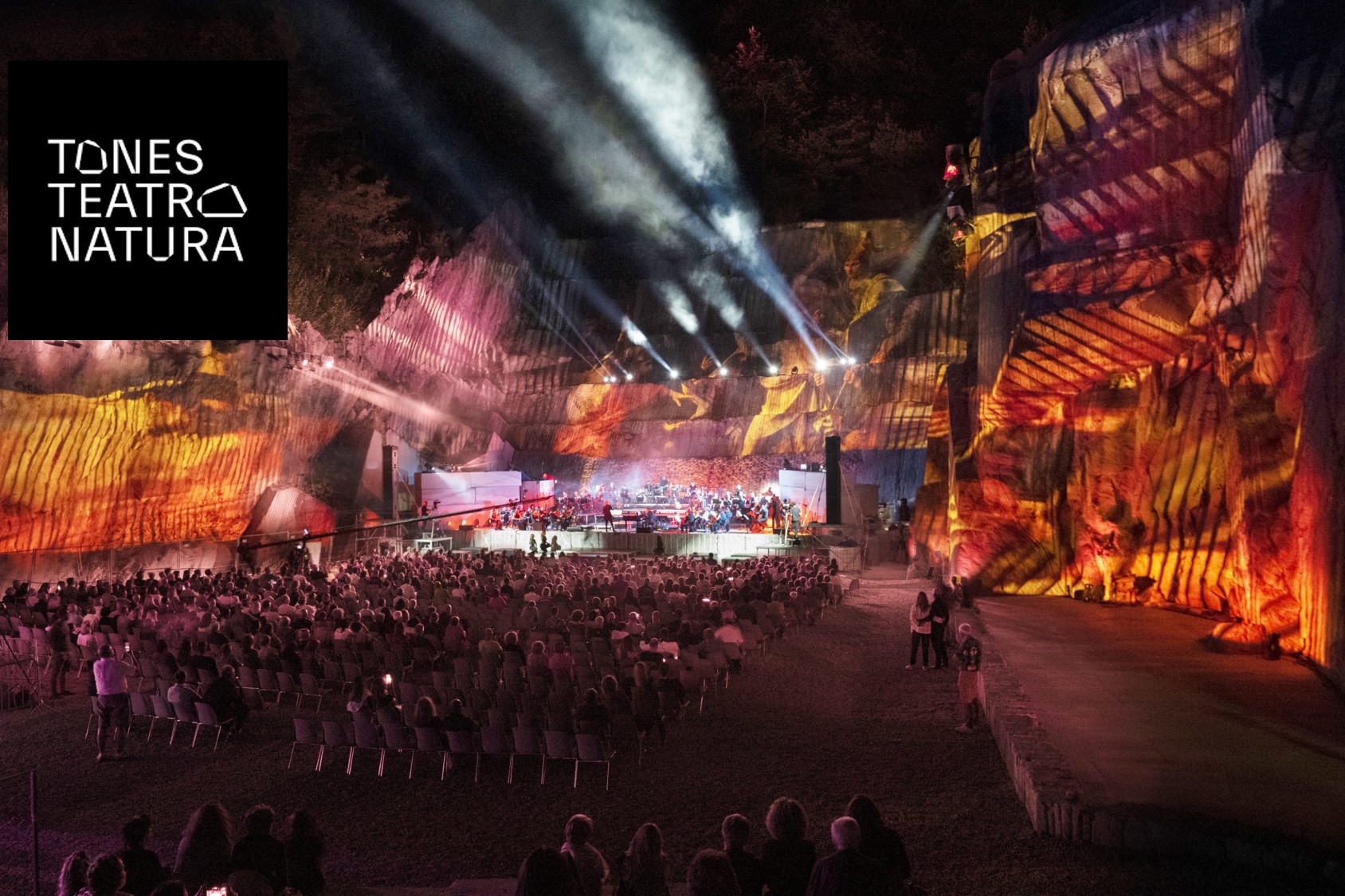 Area spettacoli di Tones Teatro Natura